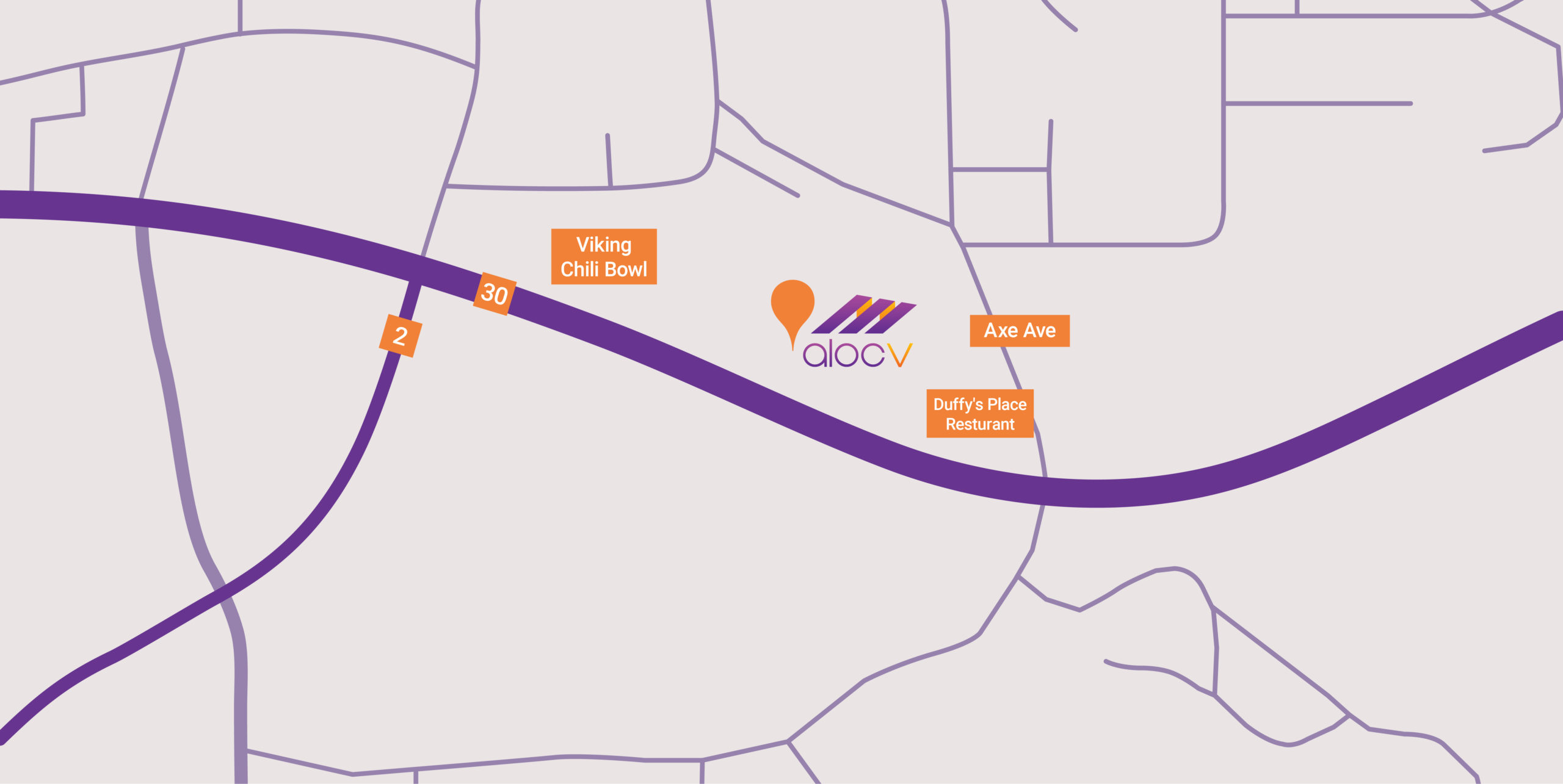 A map showing the location of American Limb & Orthopedic Company of Valparaiso.